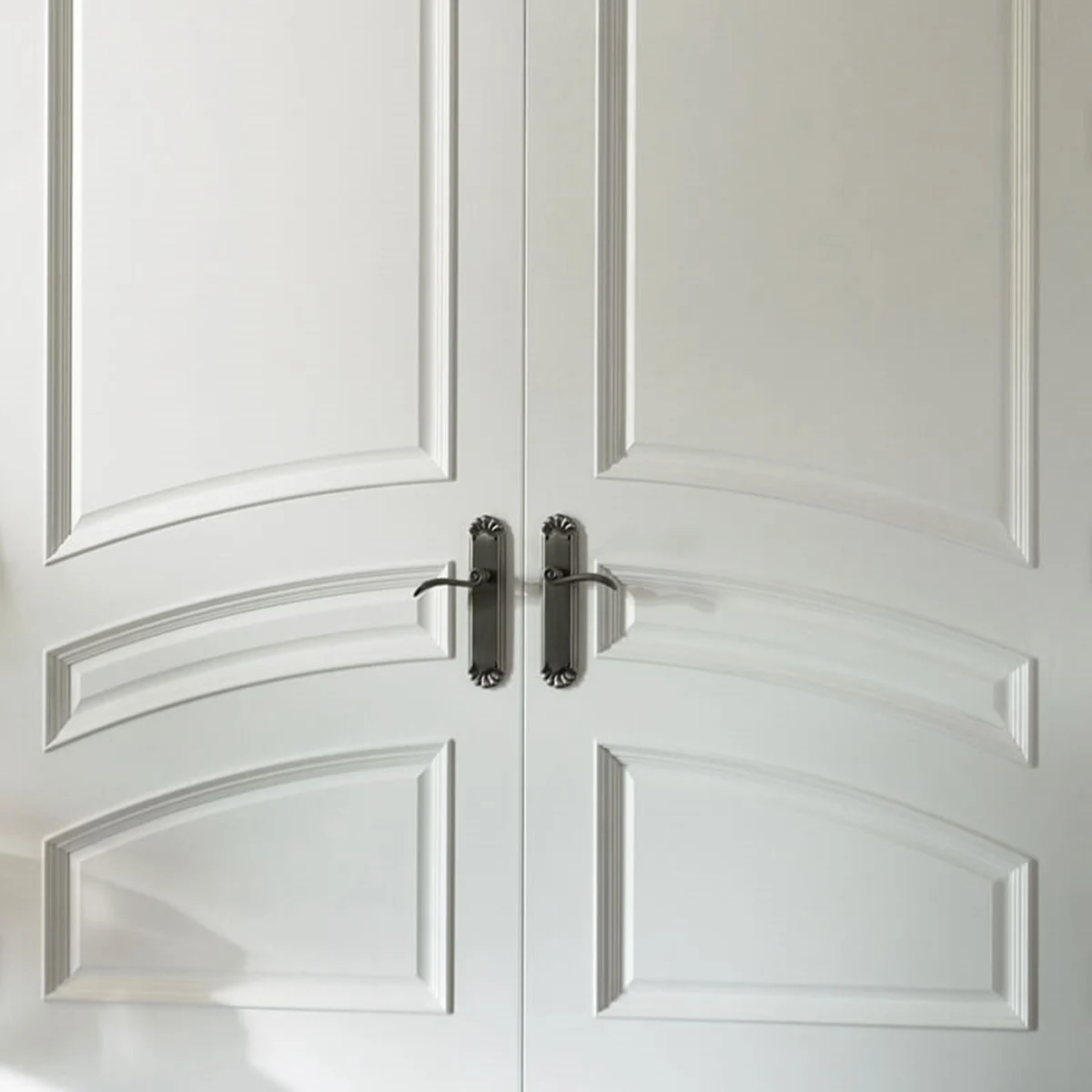 Custom Interior White Wooden Trustile Panel Door